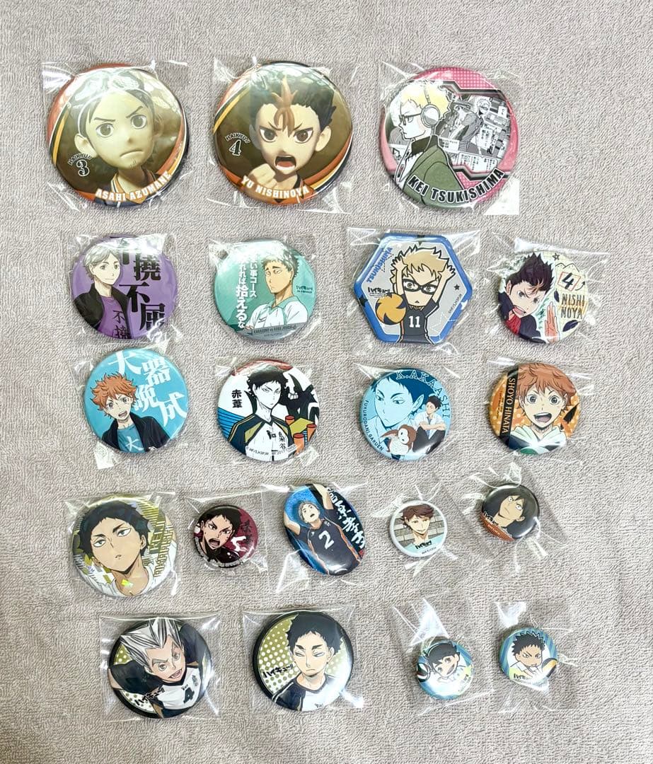 ハイキュー　缶バッジ　缶マグネット　まとめ売り　20点 ハイキュー!!』コレクション缶バッジ “MEMORIES” 第3弾 烏野高校vs音駒