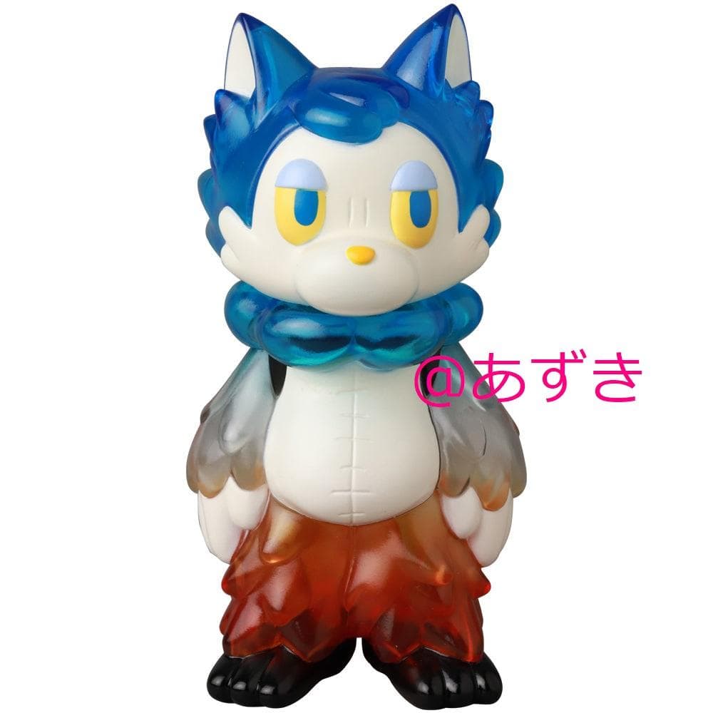 【新品未使用】おおかみくん 夜あけ あらいきりこ 限定 ソフビ あらいきりこ氏の人気キャラクター「おおかみくん」の“夜あけ”カラーが