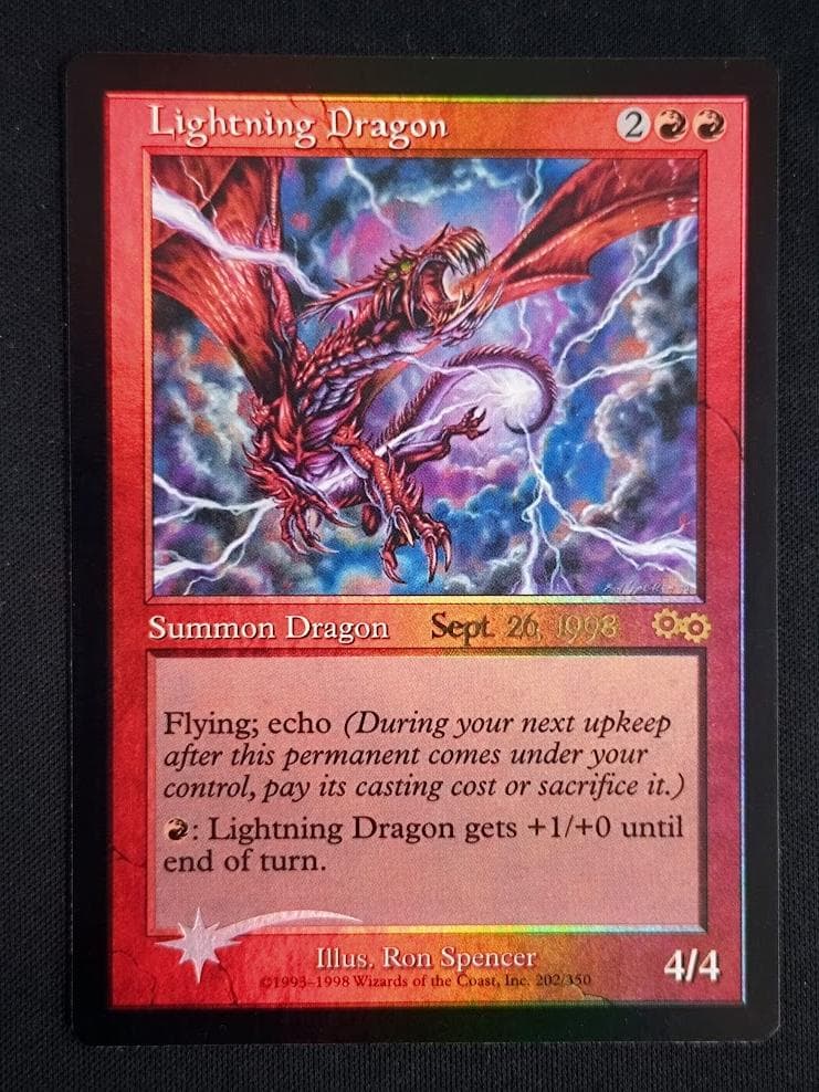 MTG 稲妻のドラゴン Foil 英 プレリリース プロモ USG-P 稲妻のドラゴン [USG] 【BIGWEB | MTG】日本最大級の激安カードゲーム