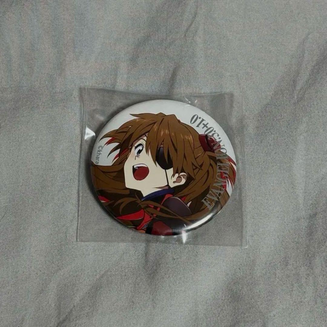 エヴァンゲリオン 劇場版 アスカ 缶バッジ EVANGELION STORE TOKYO-01オリジナル アスカキャラバッジコレクション