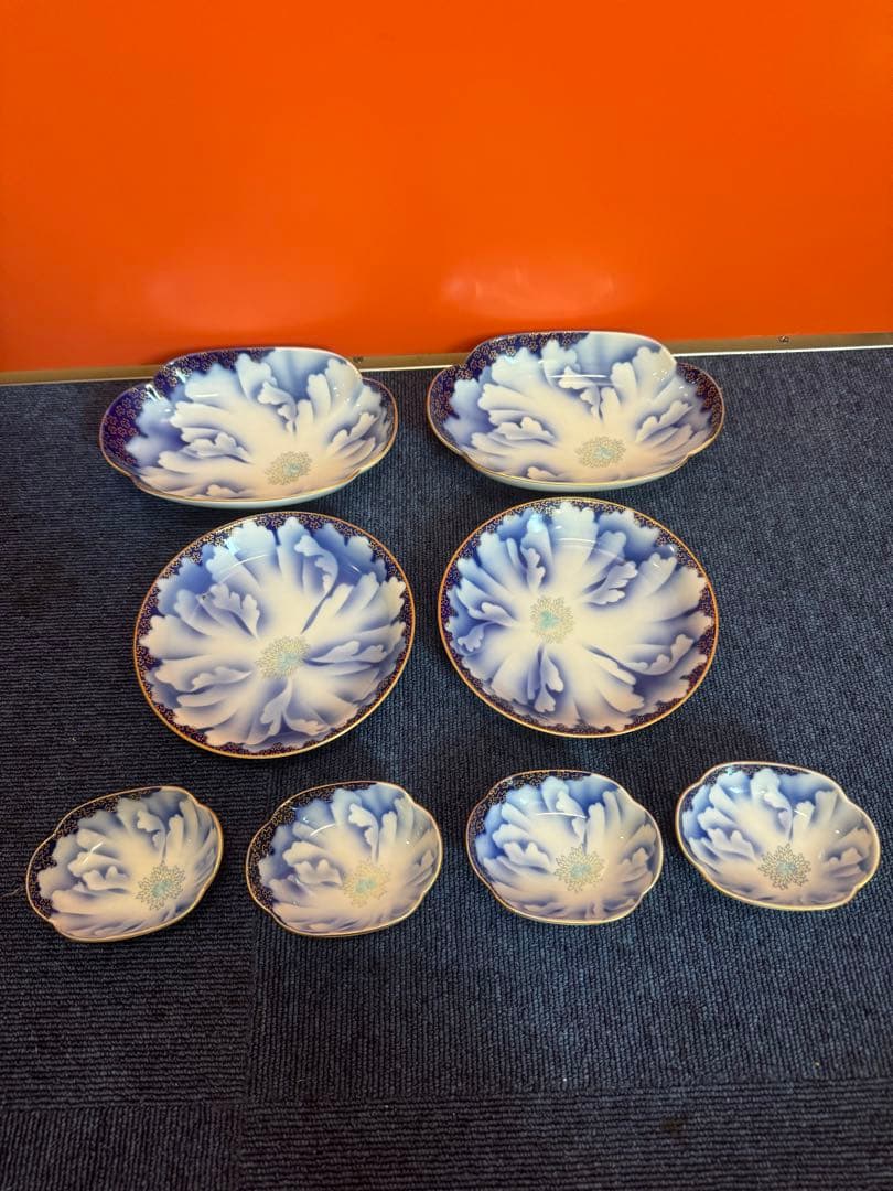 1897深川製磁　牡丹金ミル　楕円中皿2客　丸皿2客　楕円小皿4客　金彩　未使用 楽天市場】深川製磁 牡丹金ミルの通販