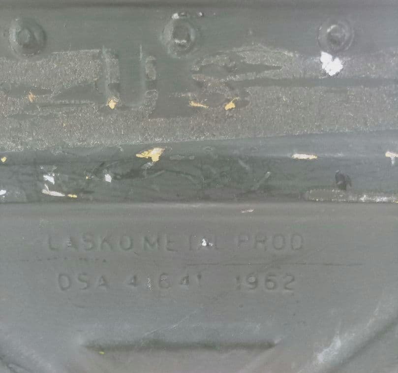 1962年】US製 ミリタリーコンテナ オリーブドラブ フードコンテナ*AE6