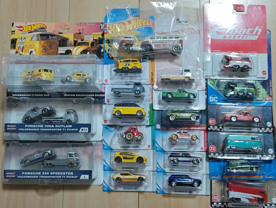 ホットウィール　フォルクスワーゲン　大量セット　25台　ドラバス　クールコンビ ホットウィール Hot Wheels フォルクスワーゲン クールコンビ HWシティ