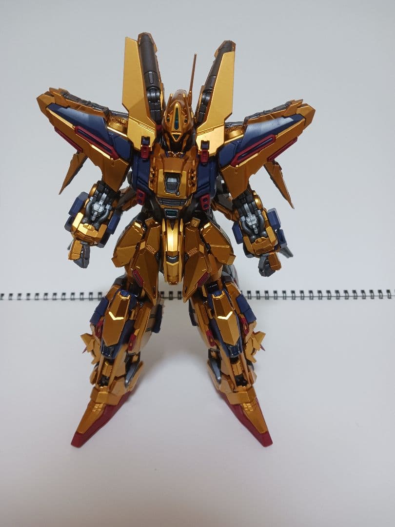送料込み　神馬模型　1/100 黄金武士　塗装完成品タイプ2 神馬模型 1/100 黄金武士 ダイキャスト 海外製 フルアーマー百式改