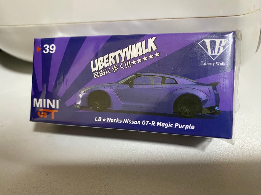 MINIGT リバティーウォークLB GTR マジックパープル No.39 TSM MINI GT 1:64 LIBERTY WALK LB WORKS NISSAN GT-R R35 MAGIC