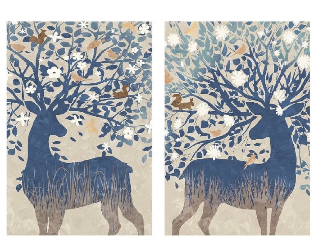 IKEA PJÄTTERYD イケア 絵 50x70cm アートパネル 鹿 2枚 楽天市場】IKEA イケア PJÄTTERYD プィエッテリードアート, シカ50x70