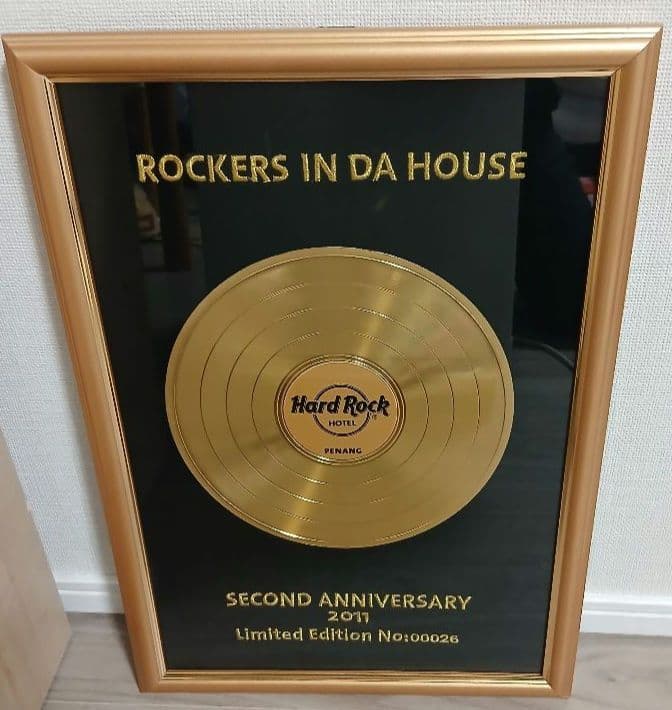 未使用品　ハードロックホテル・ペナン　限定品　レコード　No.26 ゴールド色 ハード ロック ホテル ペナン(ジョージ タウン)を予約 - 宿泊客による