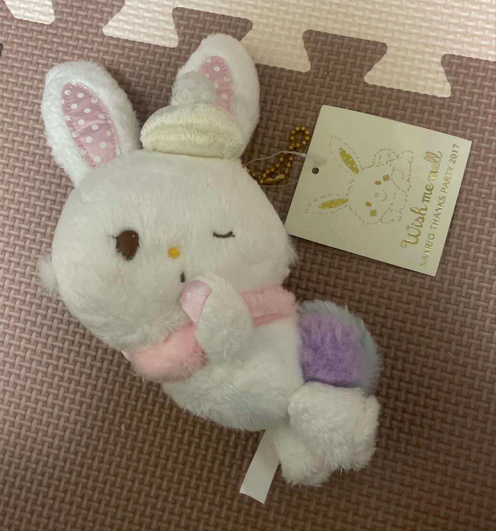 ウイッシュミーメル　マスコット Plush Keychain Wish Me Mell Sanrio Café - Meccha Japan