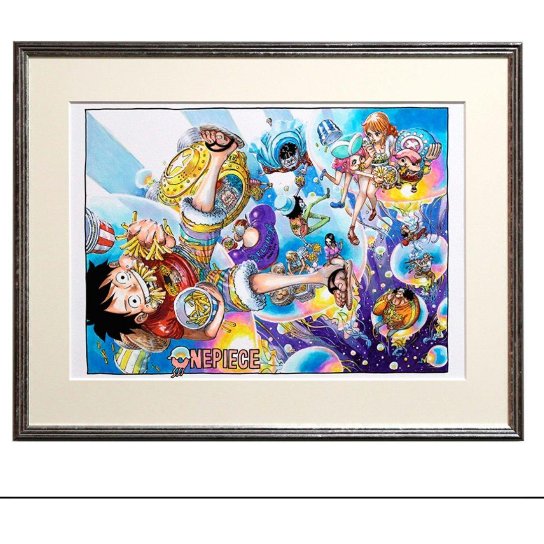 ジャンフェス　ワンピース　原画 送料無料 ワンピース 新品未使用 複製原画 ジャンプフェスタ2014 尾田
