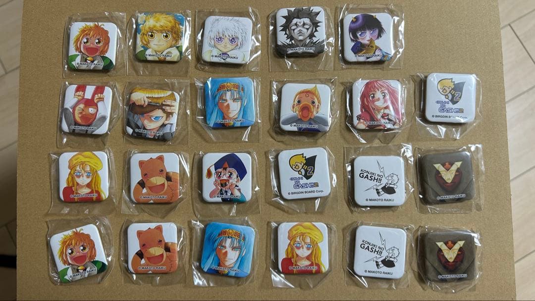 金色のガッシュ！！　ポップアップショップ　カプセルトイ　缶バッジ　コンプ 金色のガッシュ!!」ポップアップショップの販売アイテム一覧。 [画像
