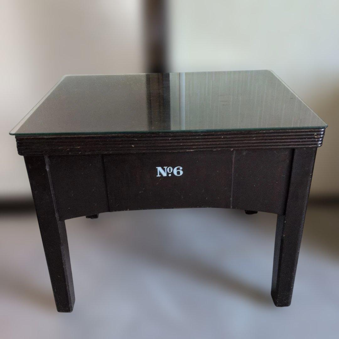 ブロカントビィンテージ　イギリスダークブラウン サイドテーブル No.6 ブロカントビィンテージ イギリスダークブラウン サイドテーブル No.6