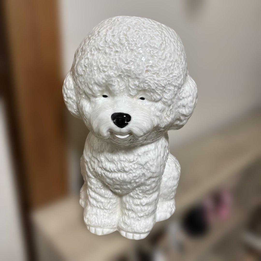 期間限定出品　ホワイトプードル陶器製　花瓶 Clay（クレイ） 陶磁器 ベース とりよせ品 pullea(プレア)* コンポート