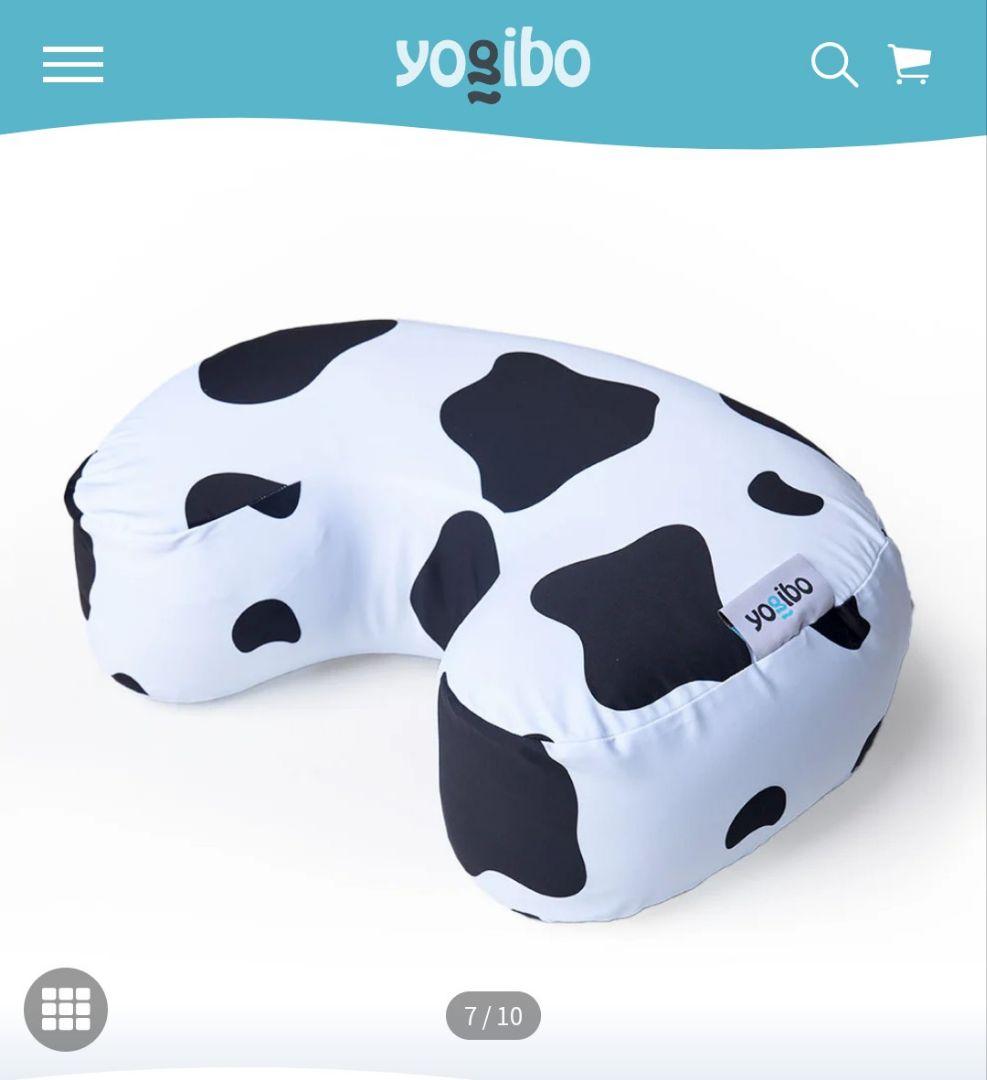 ビーズクッション・クッションソファ Yogibo Mega Moon Pillow Cow/Dot Edition 楽天市場】【送料無料】 Yogibo Mega Moon Pillow Cow/Dot Edition