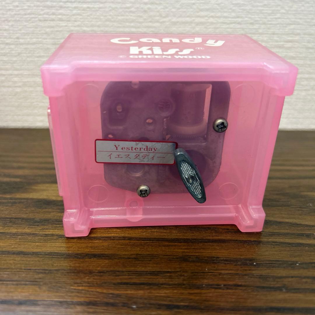 昭和 ファンシー CANDY KISS オルゴール 小物入れ - メルカリ