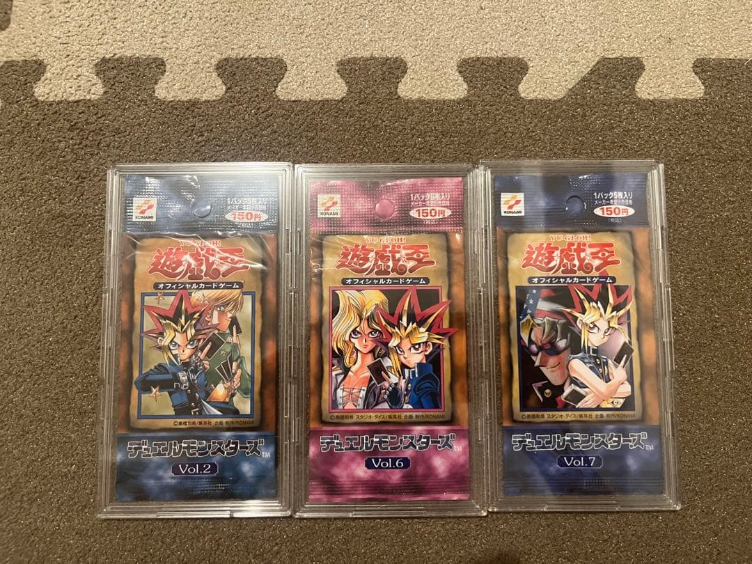 【最終値下げ】遊戯王　未開封パックセット　初期vol.2、vol.6、vol.7 遊戯王カード 初期Vol 1〜Vol 7 未開封パックセット 絶版パック｜Yahoo