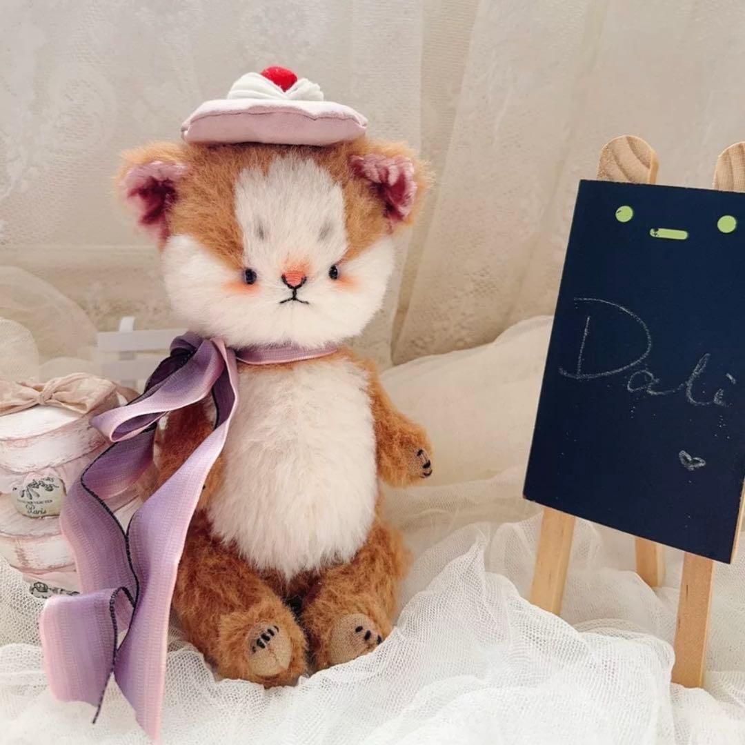 まろまゆDaliちゃん ぬいぐるみ アーティストベア 海外作家様 ハンドメイド アーティストベア 海外作家 ロザリー フリッシュマン テディベア