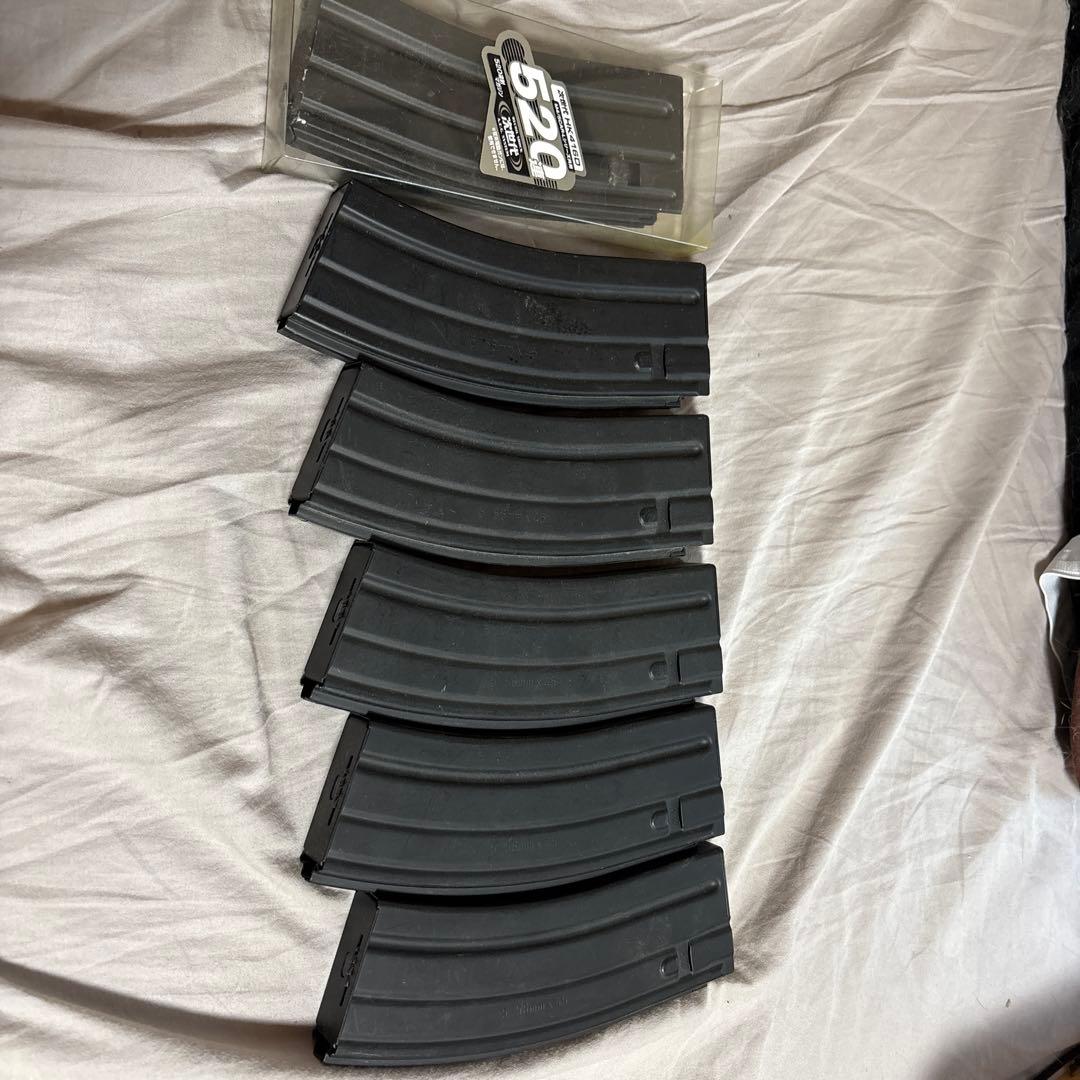 東京マルイ 次世代m4用520連ブラックマガジン 6本セット TOKYO MARUI（東京マルイ） 次世代電動ガン HK 416D用 520連 マガジン