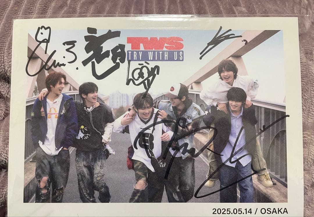 TWS 全員サイン会 サイン TRY WITH US TWS - TRY WITH US (3RD MINI ALBUM) [US] [KPOP NARA EXCLUSIVE