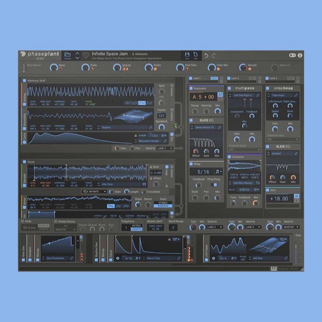 DTM・DAW Kilohearts Phase Plant Kilohearts Phase Plant V2 Review