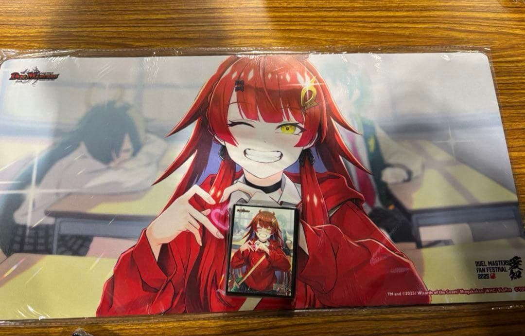 真久間メガ プレイマット スリーブ セット ファンフェス プレイマット『[ファンフェス2025愛知]真久間メガ』【サプライ】{-}