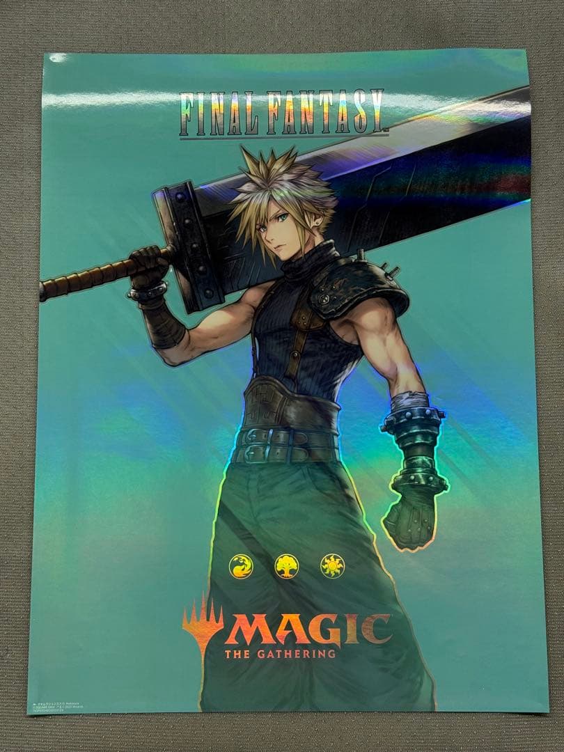 MTG FFコラボポスターfoil※5種set ファイナルファンタジー」シリーズの壮大な物語がマジックに！新セット