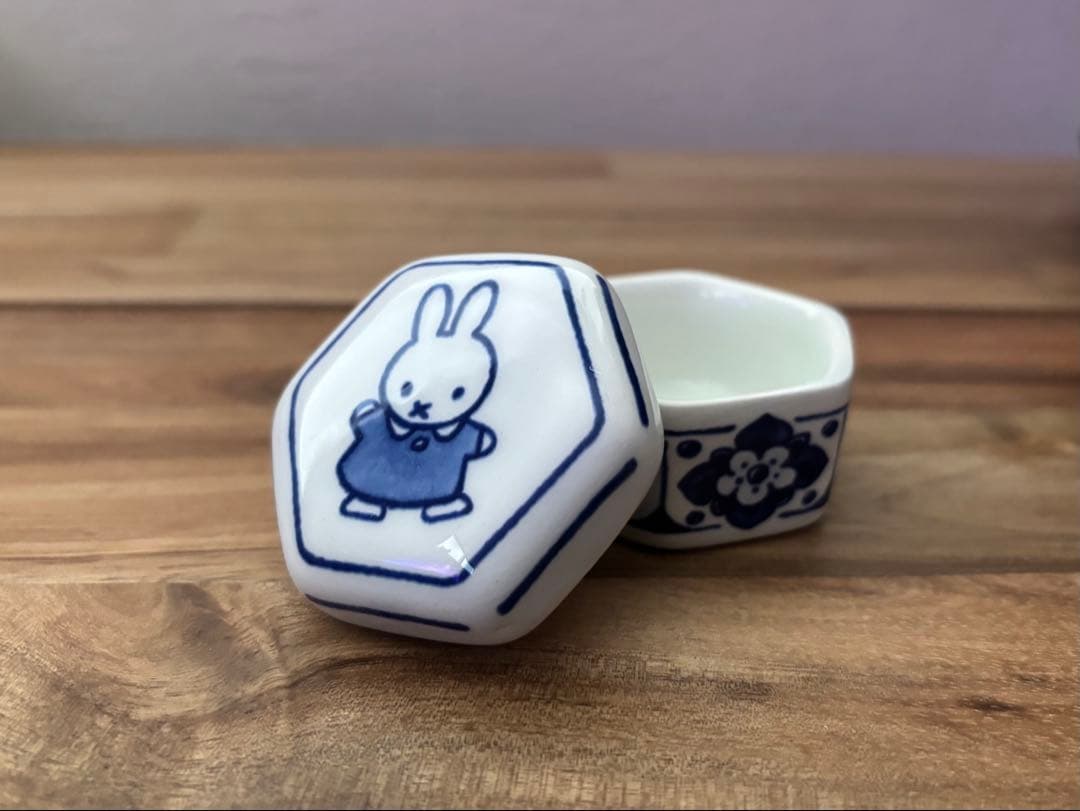  DELFT ミッフィー 六角形容器 富士ホーロー 公認商品 ミッフィー 浅型角容器 保存容器 密閉 うさこ