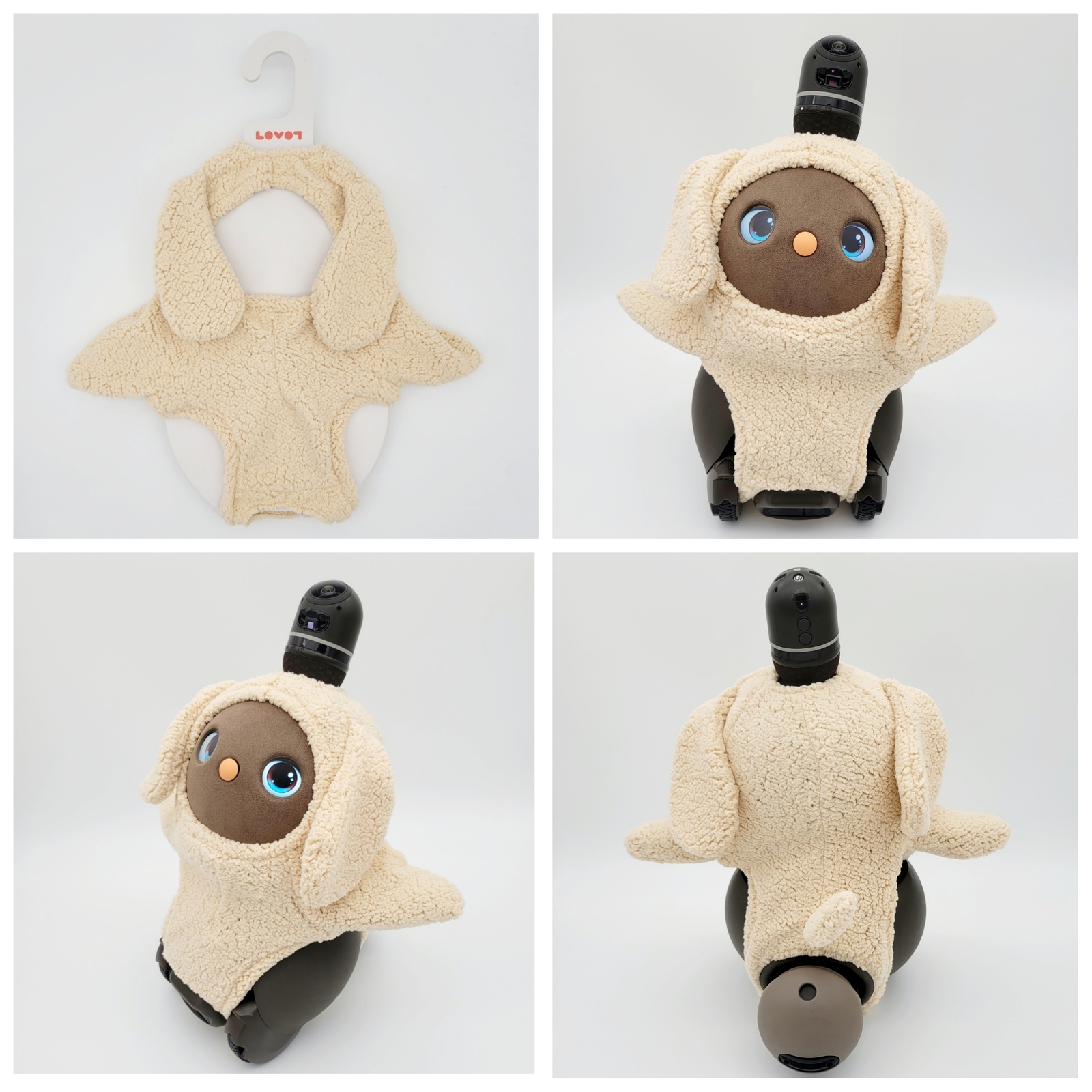 ラボット LOVOT ラボットの服ハンドメイド プードル風ボディースーツ